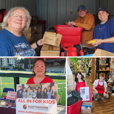 Northshore Schools Foundation Backpacks for Kids Supply Drive